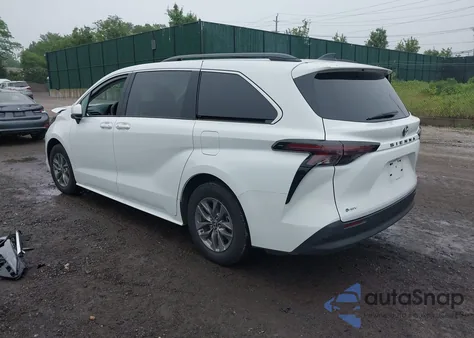 2025 Toyota Sienna Le из США, поврежденный, VIN 5TDBRKEC0SS232921